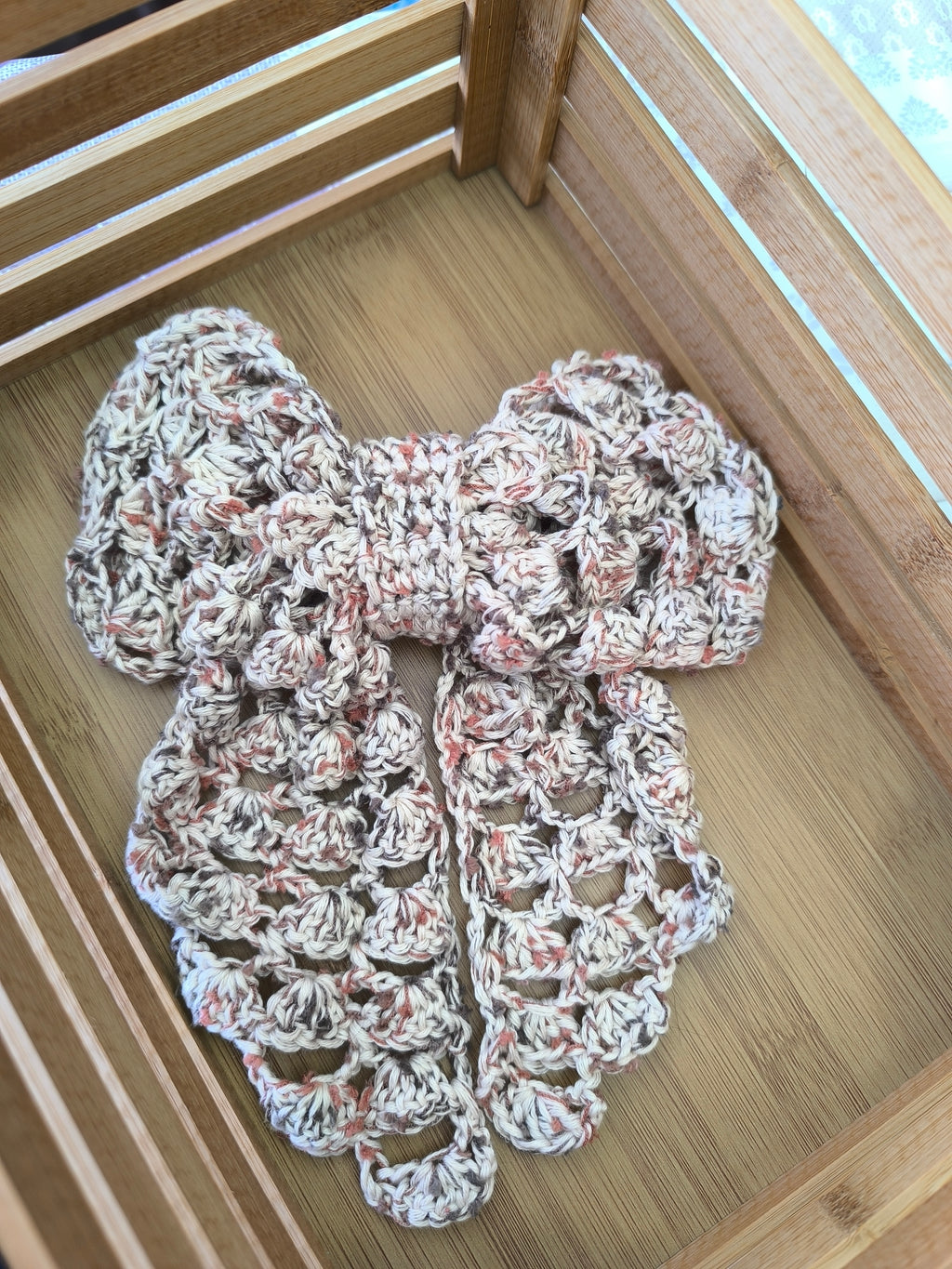 Accessoire Cheveux Fait Main | Nœud XL Crochet Chic & Bohème