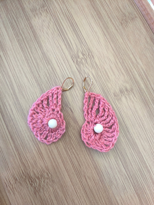 Boucles d'Oreilles Spirale Crochet | Artisanales & Légères | Style Bohème Plage